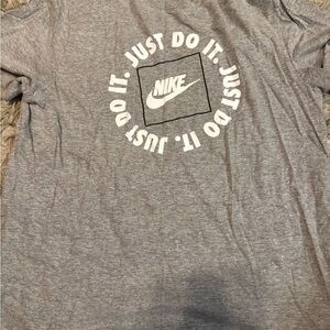 Nike Gray T-Shirt with Logo